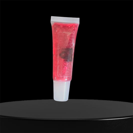 "Cherry On Top" Red Glitter Lip Gloss